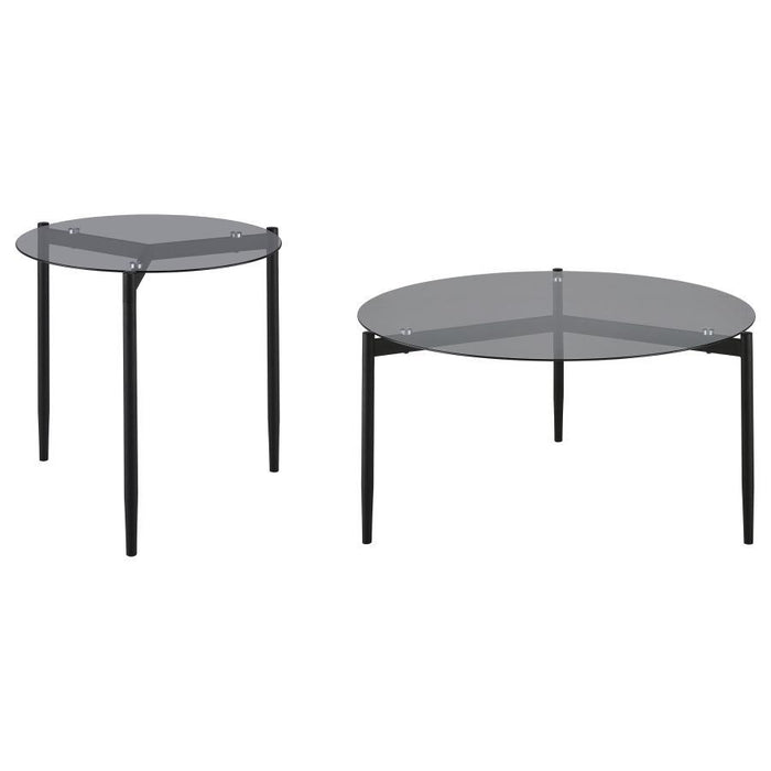 Rosalie - Round Coffee And End Table Set - Simple Home Plus