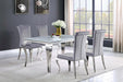 Carone - Rectangular Glass Dining Set - Simple Home Plus