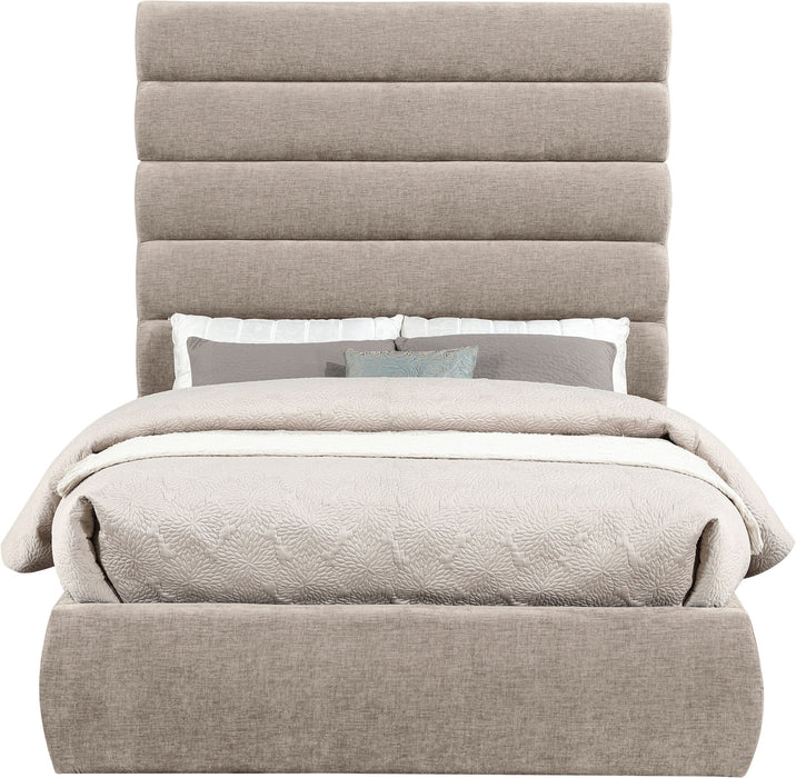 Adam - Chenille Fabric Bed With 70.5" Headboard - Simple Home Plus