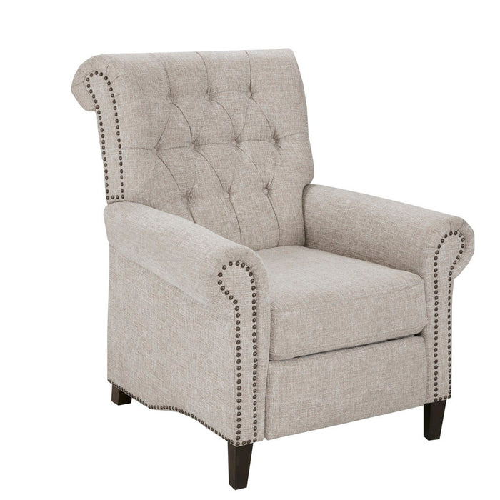 Aidan - Push Back Recliner - Cream - Simple Home Plus