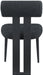 Dario - Boucle Dining Chair With Black Frame (Set of 2) - Simple Home Plus