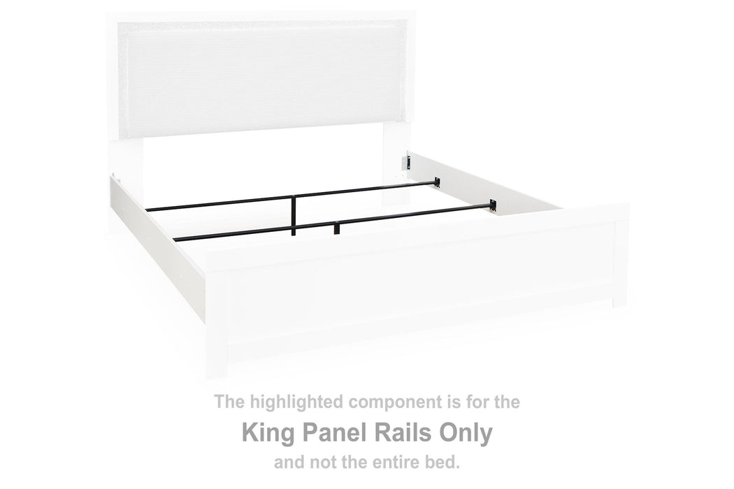 Maeling - King Panel Rails - White - Simple Home Plus