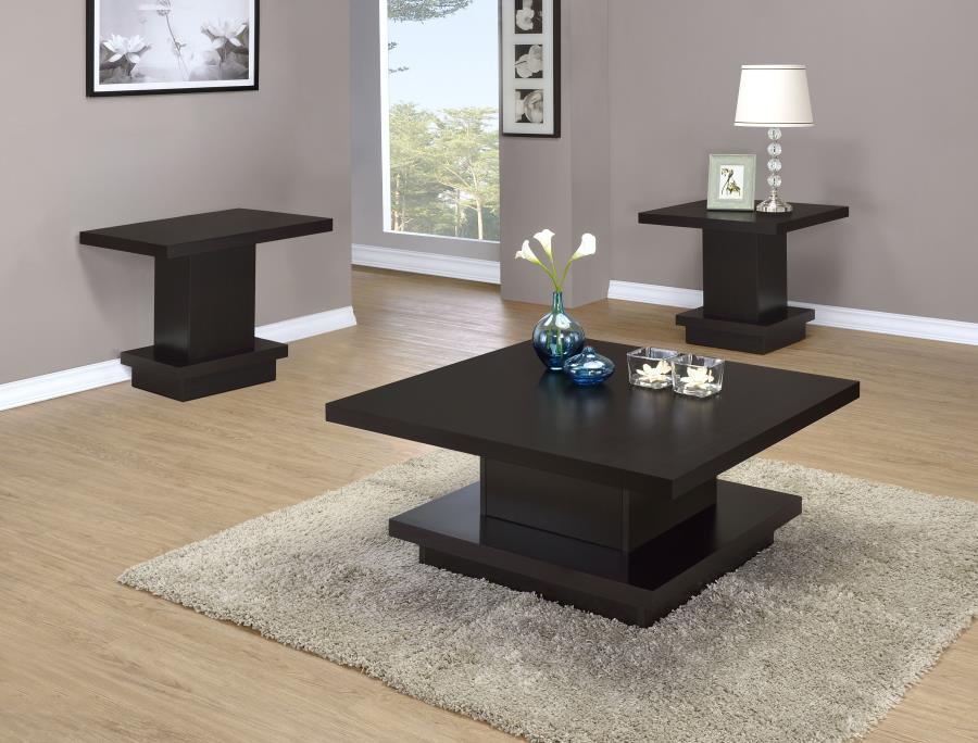 Reston - Square Coffee Table Set - Simple Home Plus