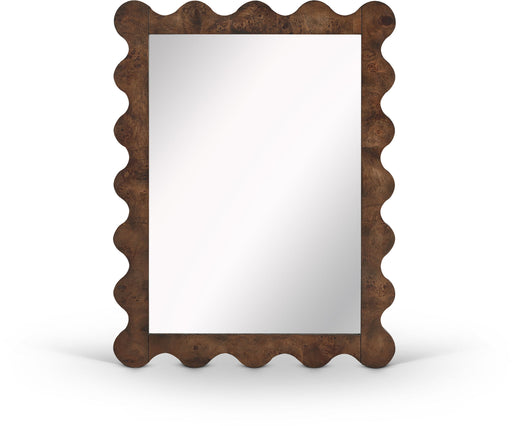 Vassa - Burl Veneer Mirror - Simple Home Plus