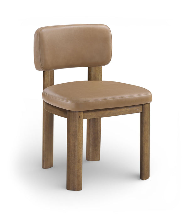 Paloma - Vegan Leather Upholstered Dining Chair (Set of 2) - Brown Frame - Simple Home Plus