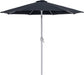 Fiji - Aluminum Patio Umbrella With Round Teak And White Base - Simple Home Plus