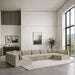 Shaggy - 7 Piece Modular U-Shaped Armless Sectional - Simple Home Plus