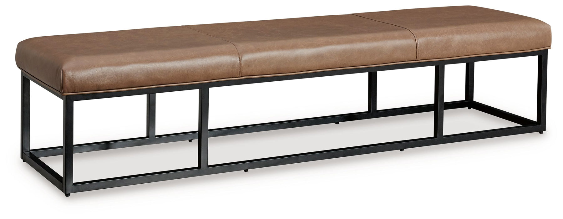 Joston - Caramel - Accent Bench - Simple Home Plus