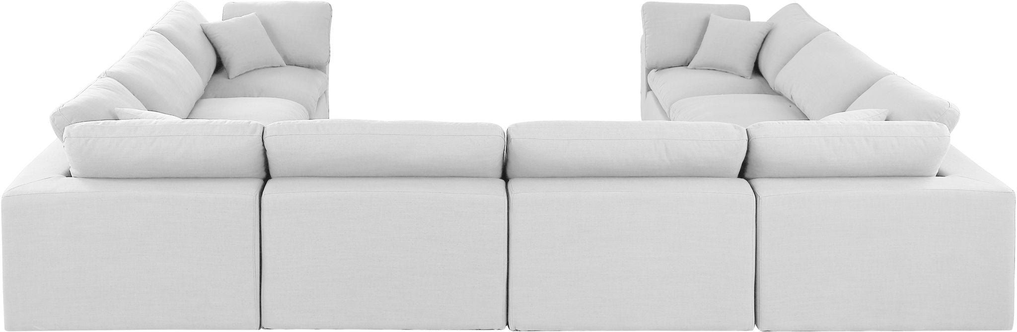 Comfy - 8 Piece Linen Modular Sectional - Simple Home Plus