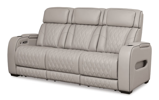 Boyington - Power Reclining Sofa With Adj Headrest - Simple Home Plus