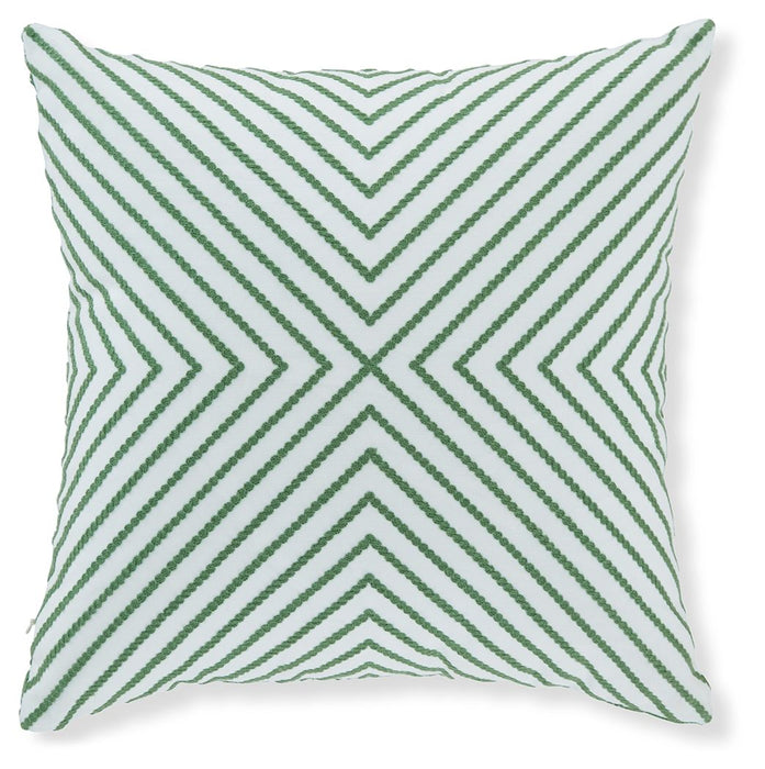 Bellvale - Green / White - Pillow (Set of 4) - Simple Home Plus