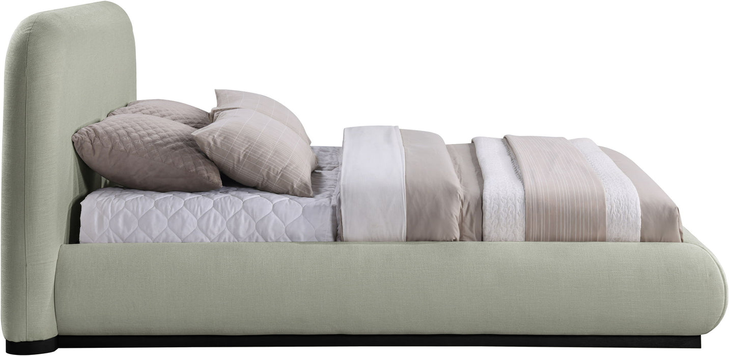 Vaughn - Chenille Bed With Black Base - Simple Home Plus