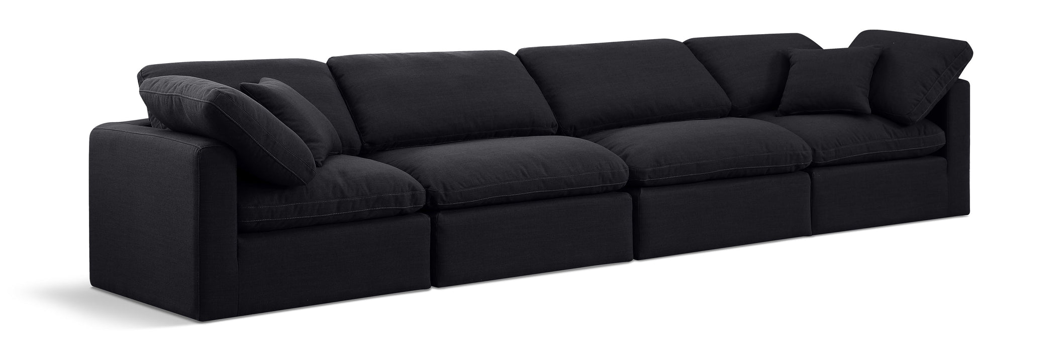 Indulge - Linen 4 Seat Modular Sofa - Simple Home Plus