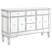 Duchess - 5-Drawer Mirrored Storage Accent Cabinet - Silver - Simple Home Plus