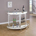 Amarillo - Freestanding Glass Top Home Bar Wine Cabinet - Simple Home Plus