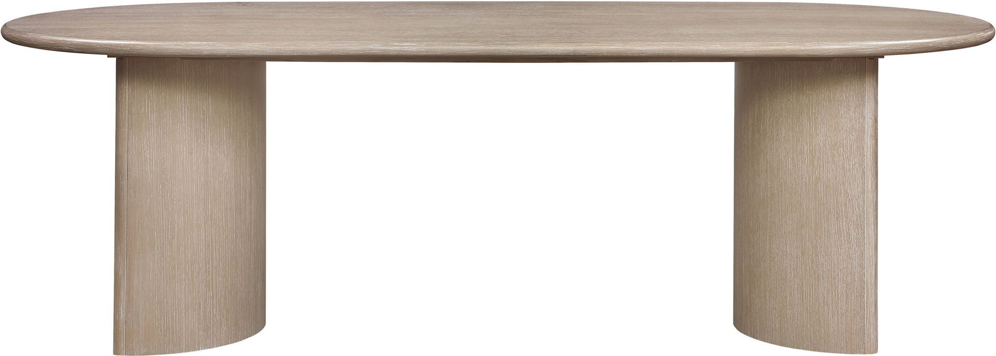 Caldra - Oak Veneer And Solid Wood Dining Table - Simple Home Plus