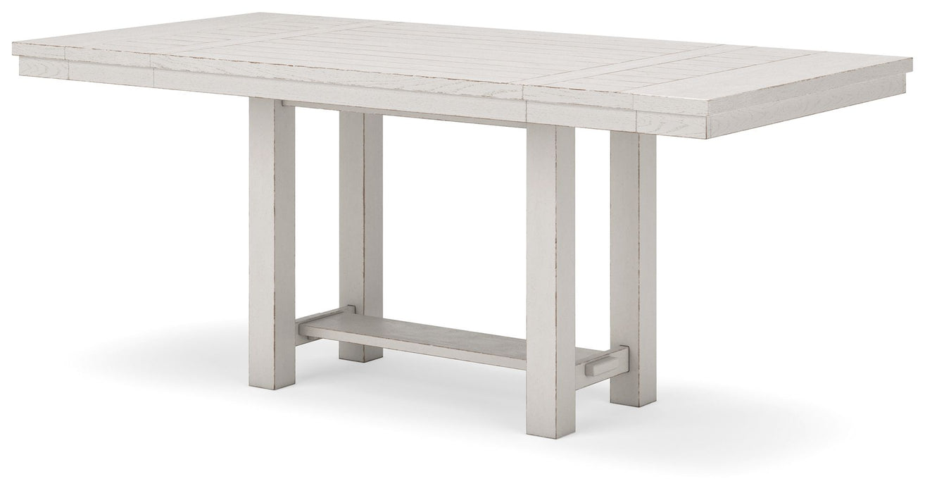 Robbinsdale - Rectangular Counter Height Dining Extension Table Set - Simple Home Plus