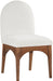 Waldorf - Chenille Dining Side Chair With Brown Legs - Simple Home Plus