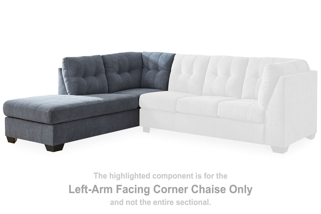 Marleton - Laf Corner Chaise - Denim - Simple Home Plus