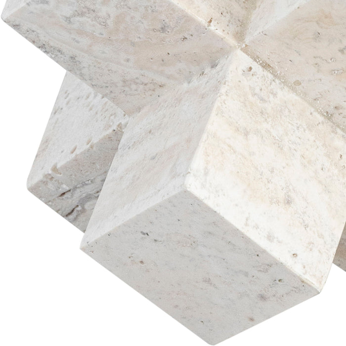 Jack - Travertine Decorative Object - Natural - Simple Home Plus