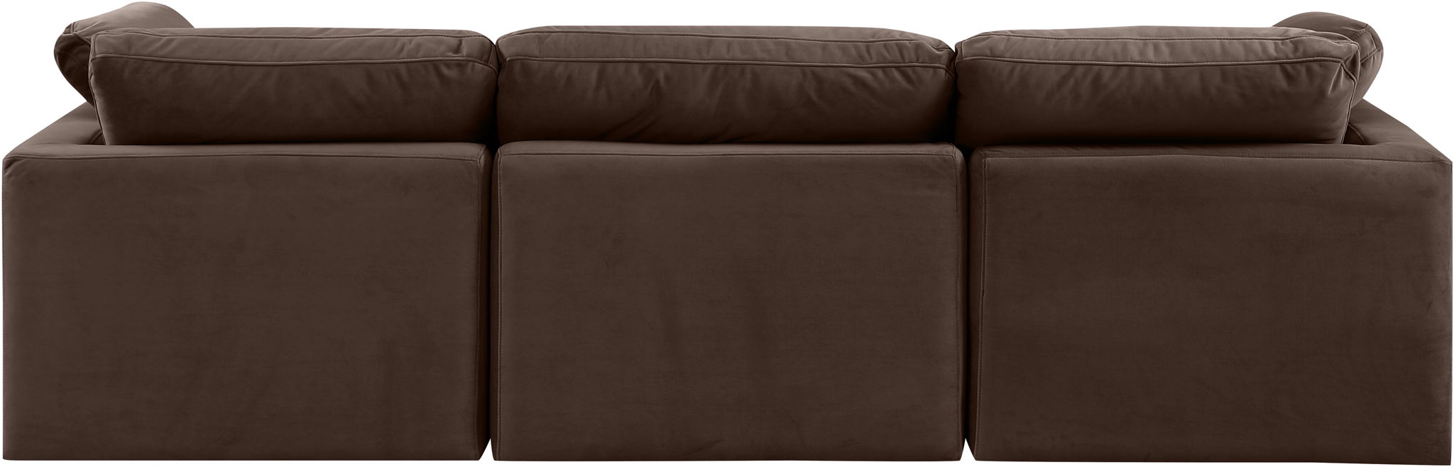 Indulge - Velvet 3 Seat Modular Sofa - Simple Home Plus