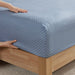 Luna - Floral Comforter Set With Bed Sheets - Light Blue - Simple Home Plus