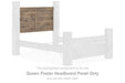 Rusticott - Queen Poster Headboard Panel - Brown - Simple Home Plus