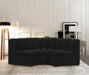 Arc - Boucle Fabric 3 Piece Modular U-Shaped Sofa - Simple Home Plus