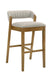 Landyn - 26" Amber Glow Counter Height Rubberwood Barstool - Simple Home Plus