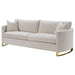 Corliss - Upholstered Arched Arm Sofa - Simple Home Plus
