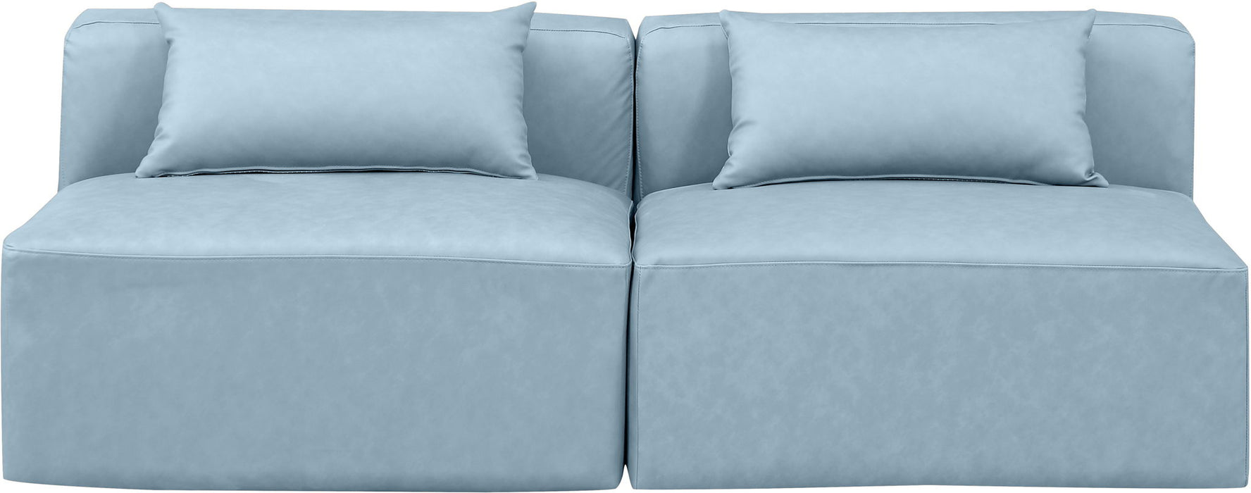 Cube - Modular 2 Seat Armless Sofa - Simple Home Plus