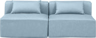 Cube - Modular 2 Seat Armless Sofa - Simple Home Plus