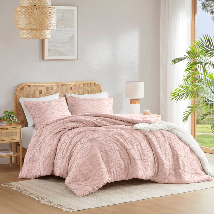 Gigi - Full/Queen Comforter Mini Set - Pink - Simple Home Plus