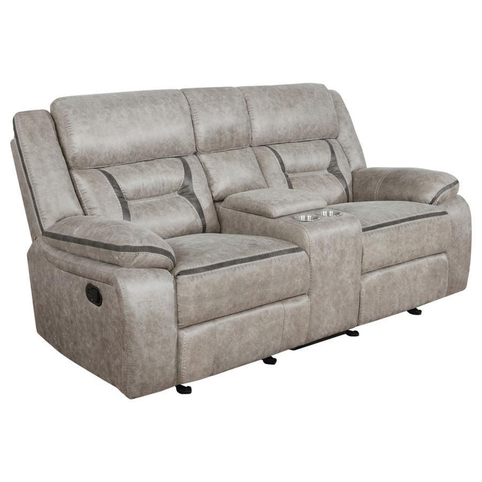 Greer - Upholstered Motion Reclining Loveseat - Simple Home Plus