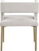 Caleb - Dining Chair with Gold Legs (Set of 2) - Simple Home Plus