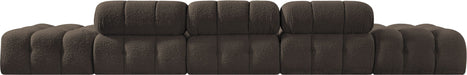 Ames - 5 Piece Boucle Upholstered Modular Sofa With 2 Armless Seats - Simple Home Plus