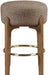 Torino - Backless Counter Stool With Brushed Brown Base (Set of 2) - Simple Home Plus