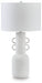 Perringhill - Distressed White - Metal Table Lamp - Simple Home Plus