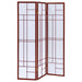Katerina - 3-Panel Room Divider Folding Shoji Screen - Cherry - Simple Home Plus