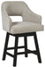 Tallenger - Upholstered Swivel Barstool (Set of 2) - Simple Home Plus