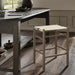 Santos - Backless Counter Stool With Stained Brown Base - Simple Home Plus