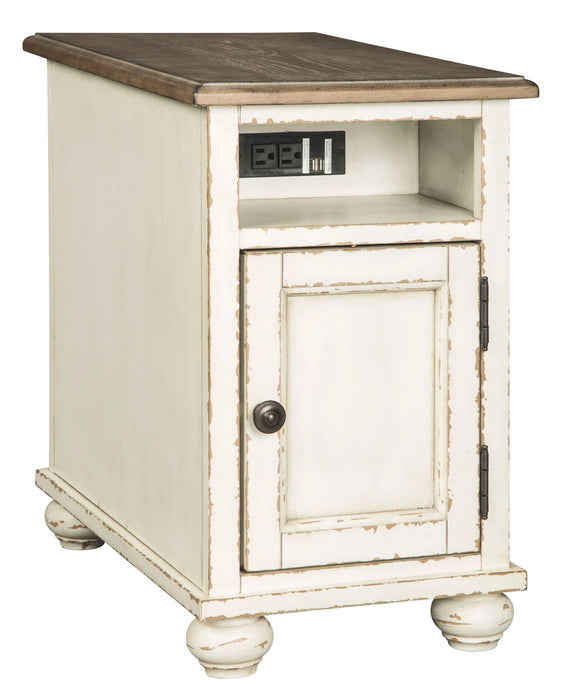 Realyn - Chair Side End Table - AC / USB AS-IS
