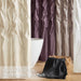 Laurel - Tufted Semi-Sheer Shower Curtain - White - Simple Home Plus