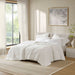 King/California King Reversible Tencel Comforter Blanket - White - Simple Home Plus