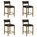 Bennet - Modern Wood Counter Height Kitchen Bar Stool - Simple Home Plus