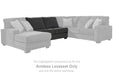 Tracling - Armless Loveseat - Slate - Simple Home Plus