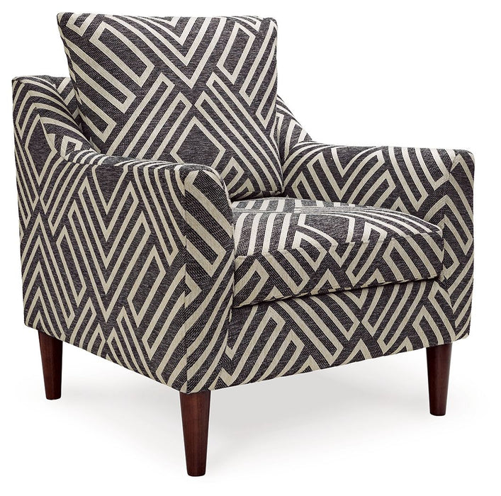 Morrilton Next-Gen Nuvella - Natural / Charcoal - Accent Chair - Simple Home Plus