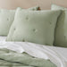 Breeze - Gauze Embroidered Euro Sham - Sage - Simple Home Plus