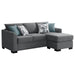 Storey - Upholstered Sleeper Sectional Chaise Sofa - Simple Home Plus