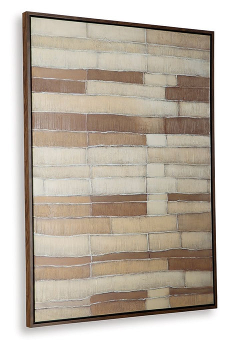 Kalanmore - Brown / Tan / White - Wall Art - Simple Home Plus